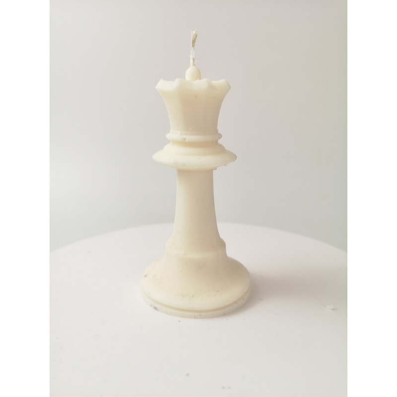 Świeczka sojowa królowa szachów | Elegancka i naturalna