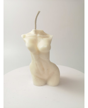 Świeczka sojowa kobiece ciało | Artystyczna i naturalna