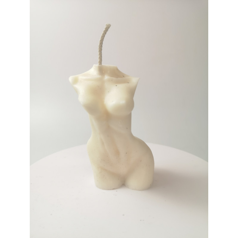 Świeczka sojowa kobiece ciało | Artystyczna i naturalna